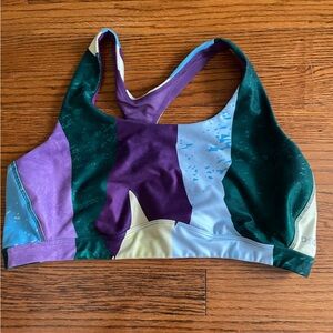 DSG Multicolor Keyhole Racerback Sports Bra